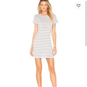 NWOT superdown bea stripe tee dress xs